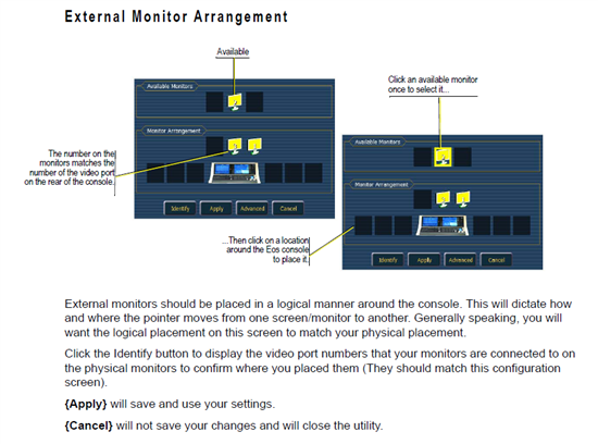External Monitor Arrangment External Monitor Arrangment